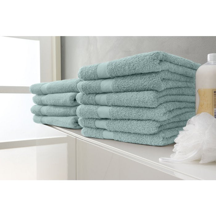Ręczniki do rąk - zestaw 2 sztuki, miętowe.