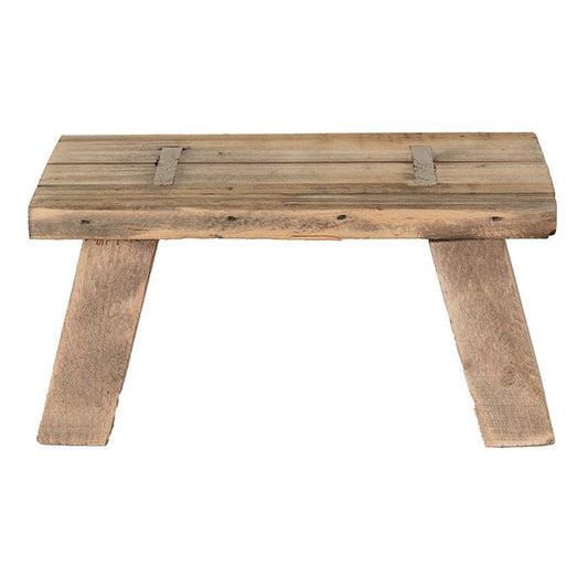 Drewniany malutki stolik, pomocniczy.