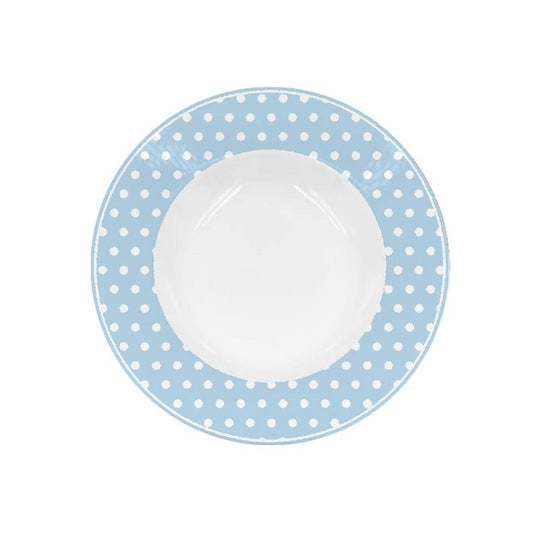 Talerz do zupy, porcelanowy.