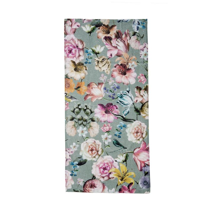 Ręcznik łazienkowy. Floral all over.