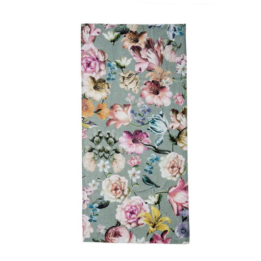 Ręcznik łazienkowy. Floral all over.